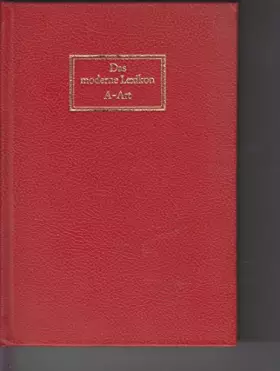 Couverture du produit · Das Moderne Lexikon in Zwanzig Bänden - A-Art - Band 1