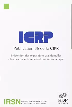 Couverture du produit · PREVENTION DES EXPOSITIONS ACCIDENTELLES CHEZ LES PATIENTS