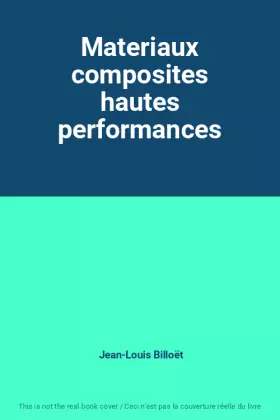 Couverture du produit · Materiaux composites hautes performances