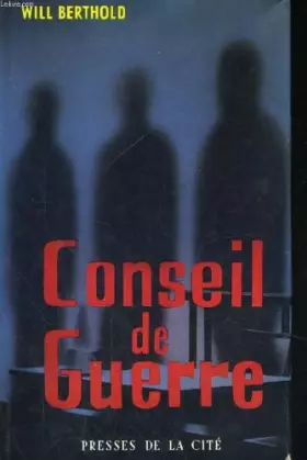 Couverture du produit · Conseil de guerre.