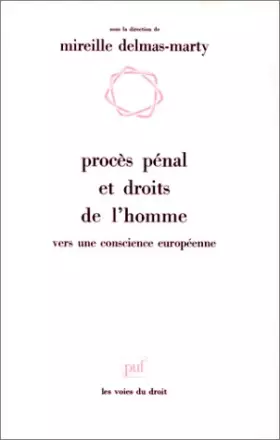 Couverture du produit · Procès pénal et droits de l'homme