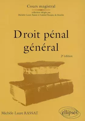 Couverture du produit · Droit pénal général