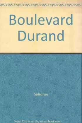 Couverture du produit · Boulevard Durand