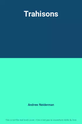 Couverture du produit · Trahisons