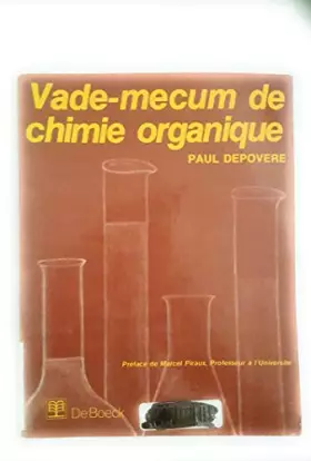 Couverture du produit · Vade-mecum de chimie organique