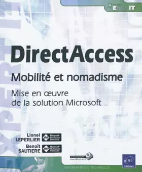 Couverture du produit · DirectAccess - Mobilité et nomadisme, mise en oeuvre de la solution Microsoft