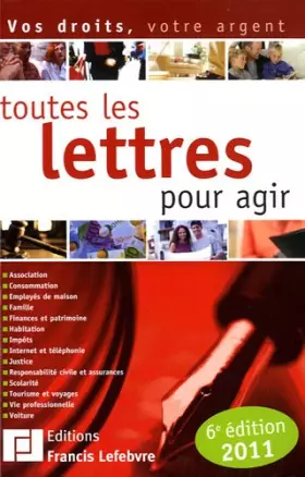 Couverture du produit · Toutes les lettres pour agir