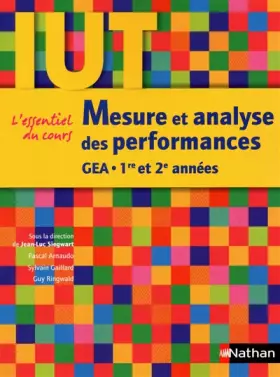 Couverture du produit · Mesure et analyse des performances : IUT GEA 1re et 2e années