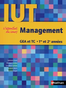 Couverture du produit · Management : GEA et TC 1re et 2e années