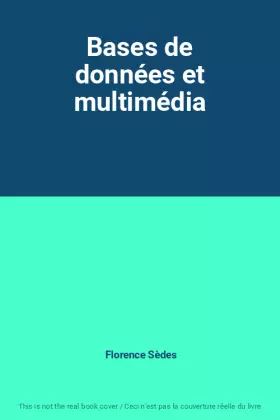 Couverture du produit · Bases de données et multimédia