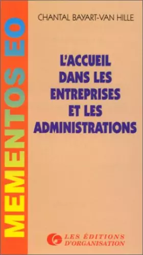 Couverture du produit · L'Accueil dans les entreprises et les administrations