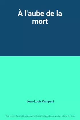 Couverture du produit · À l'aube de la mort