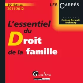Couverture du produit · L'essentiel du Droit de la famille 2011-2012