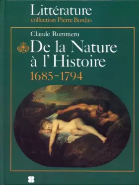Couverture du produit · De la Nature à l'Histoire, 1685-1794