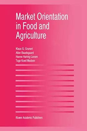 Couverture du produit · Market Orientation in Food and Agriculture