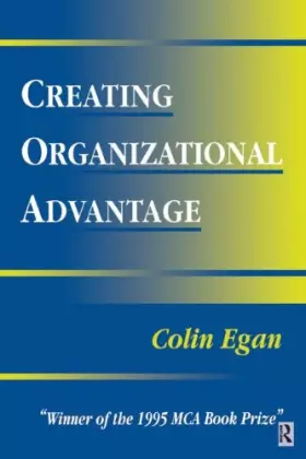 Couverture du produit · Creating Organizational Advantage
