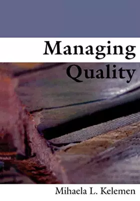 Couverture du produit · Managing Quality
