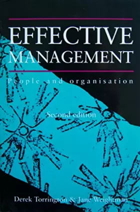 Couverture du produit · Effective Management: People and Organisation