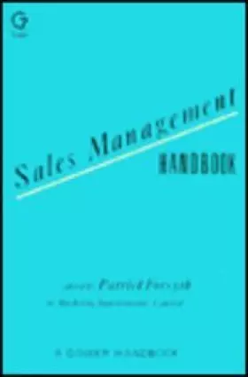 Couverture du produit · Sales Management Handbook (A Gower Handbook)