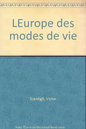 Couverture du produit · L'europe des modes de vie