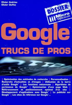 Couverture du produit · Google : Trucs de pros