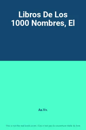 Couverture du produit · Libros De Los 1000 Nombres, El