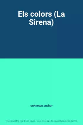 Couverture du produit · Els colors (La Sirena)