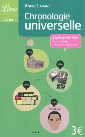 Couverture du produit · Chronologie universelle