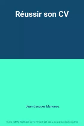Couverture du produit · Réussir son CV