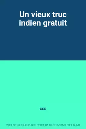 Couverture du produit · Un vieux truc indien gratuit