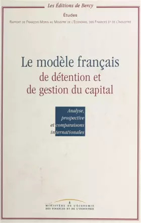 Couverture du produit · Modèle français : détention, gestion, capital
