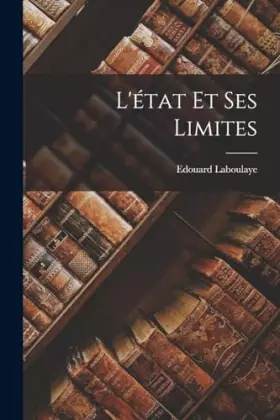 Couverture du produit · L'état et ses Limites