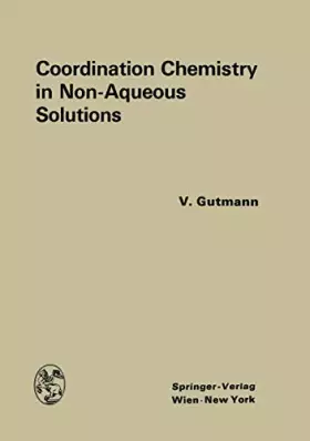 Couverture du produit · Coordination Chemistry in Non-Aqueous Solutions
