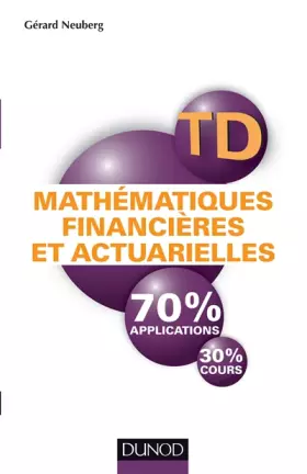 Couverture du produit · Mathématiques financières et actuarielles - TD: TD