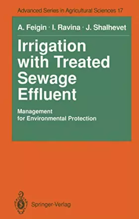 Couverture du produit · Irrigation with Treated Sewage Effluent: Management for Environmental Protection