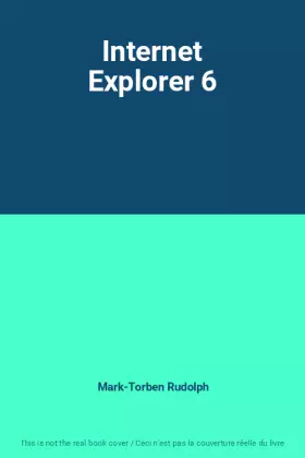 Couverture du produit · Internet Explorer 6