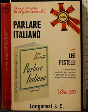 Couverture du produit · Parlare Italiano