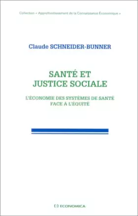 Couverture du produit · Santé et justice sociale