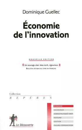 Couverture du produit · Économie de l'innovation