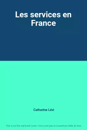 Couverture du produit · Les services en France