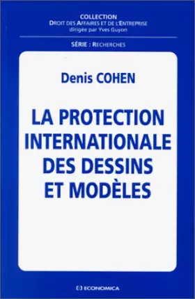Couverture du produit · La protection internationale des dessins et modèles