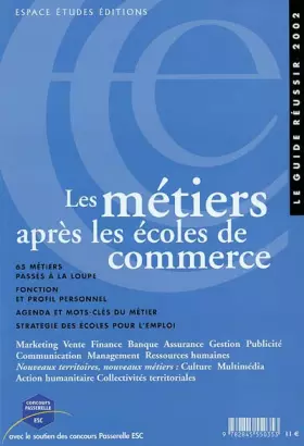 Couverture du produit · Les Métiers après les écoles de commerce