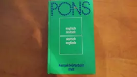 Couverture du produit · PONS Kompaktwörterbuch Englisch. Englisch-Deutsch /Deutsch-Englisch