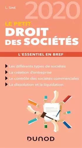 Couverture du produit · Le petit Droit des sociétés 2020 - L'essentiel en bref: L'essentiel en bref (2020)