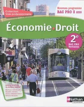 Couverture du produit · Économie et Droit 2e Bac Pro Tertiaire