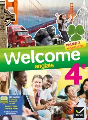Couverture du produit · Welcome Anglais 4e ed. 2013 - Manuel de l'Eleve + CD de Demonstration (Version Enseignant)
