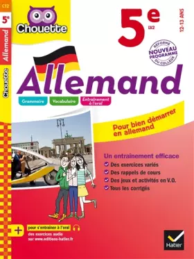 Couverture du produit · Allemand 5e - LV2 (A1 vers A2): cahier d'entraînement et de révision