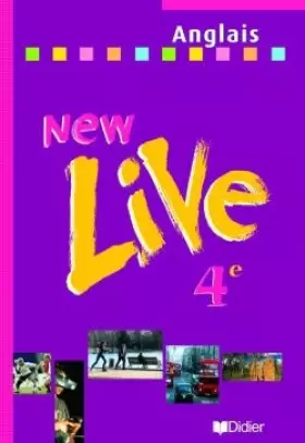 Couverture du produit · New Live : Anglais, 4ème