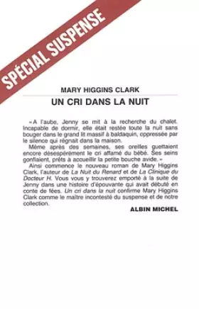 Couverture du produit · Un cri dans la nuit.