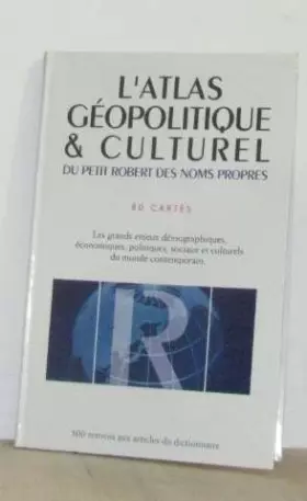 Couverture du produit · Le Petit Robert des noms propres, alphabétique et analogique, illustré en couleurs